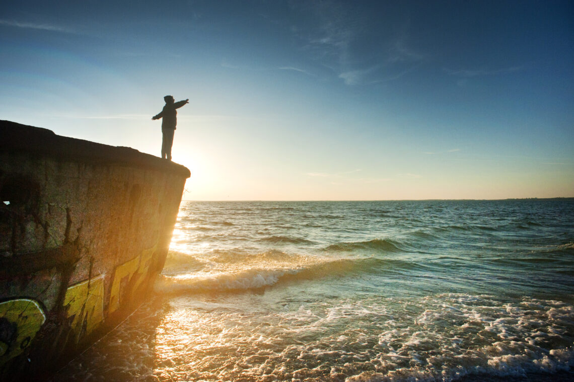 RadioMarocCulture Silhouette Of Person On Cliff Beside Body Of Water During 1060489